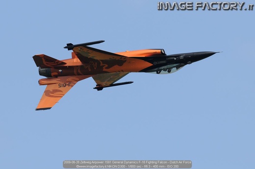 2009-06-26 Zeltweg Airpower 1591 General Dynamics F-16 Fighting Falcon - Dutch Air Force